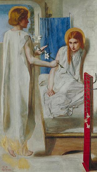 Dante Gabriel Rossetti The Annunciation china oil painting image